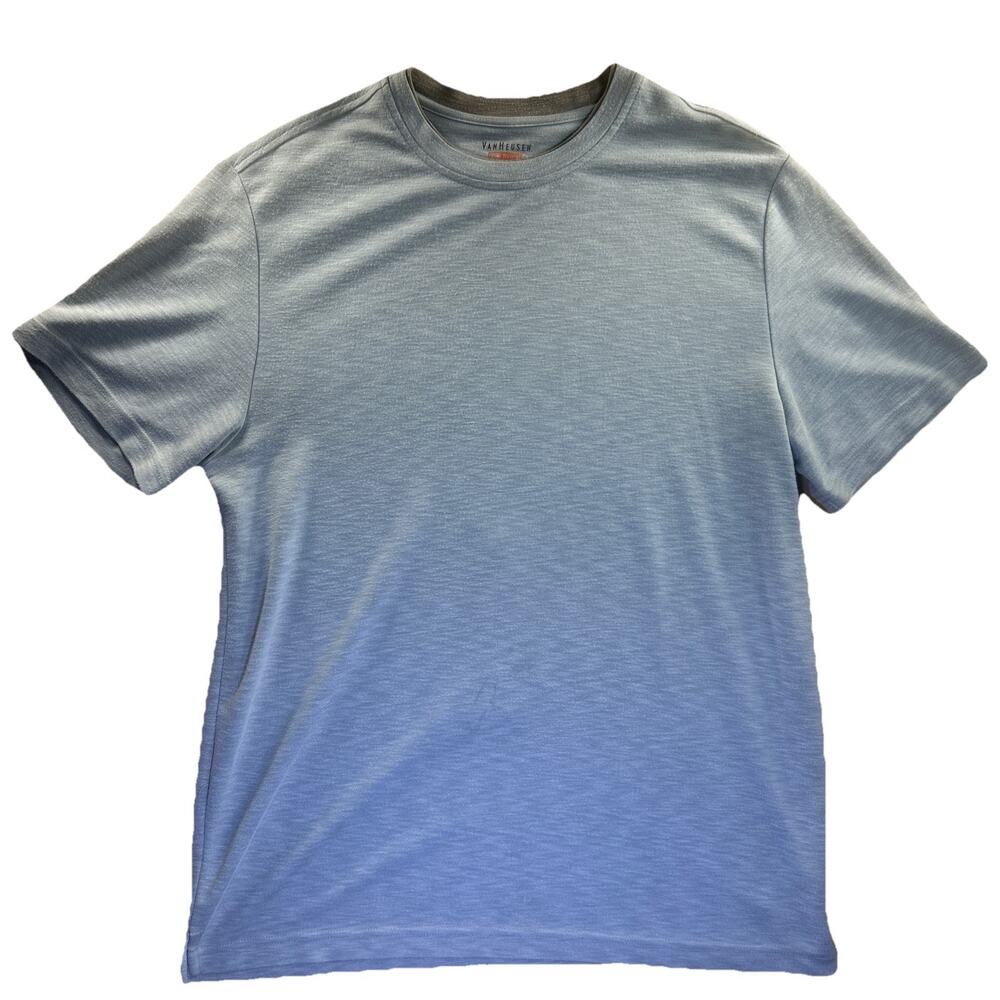 VAN HEUSEN Traveler Mens T-Shirt Gray Size Large